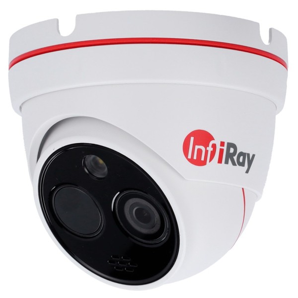 Infiray-IRS-FD225-T3D2-Câmera Térmica IP Infiray FD2 Série - Sensor Térmico Vox FPA 256x192 12M | Lente 3.2mm - sensor visível 1