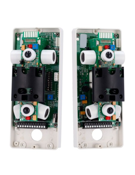 Comprar DUEVI DV-MOSKITO-F Detector exterior Duevi cableado - Doble PIR por cada lado y doble PIR frontal - Cobertura total 180º