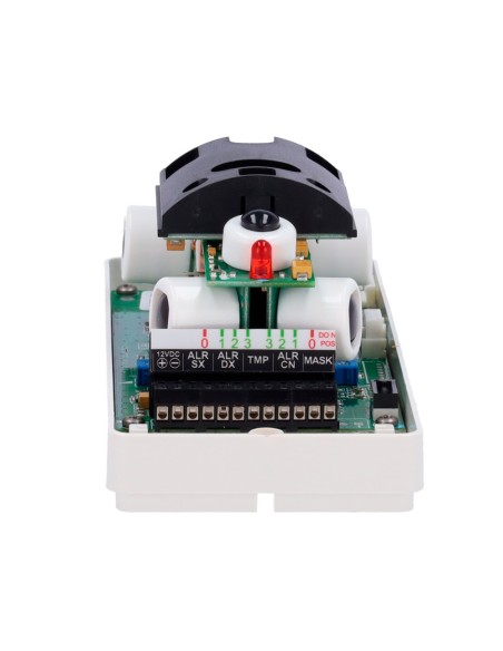 Comprar DUEVI DV-MOSKITO-F Detector exterior Duevi cableado - Doble PIR por cada lado y doble PIR frontal - Cobertura total 180º