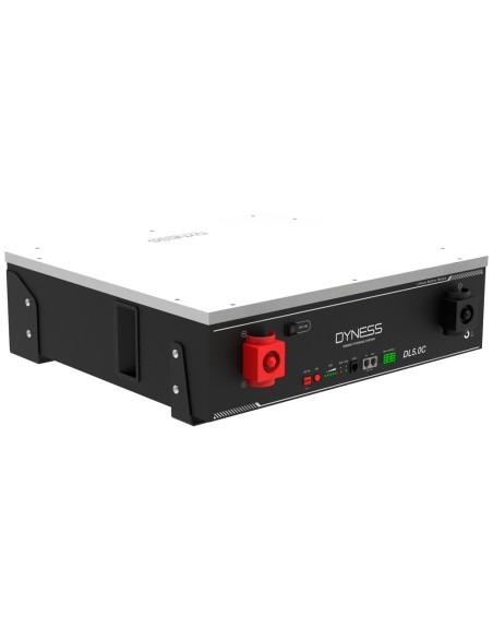 Comprare DYNESS DY-DLC-5120 Batteria stazionaria - Capacità 5120Wh - LiFePO4 51,2V / 100Ah - 6000 cicli di vita - Fino a 50 unit