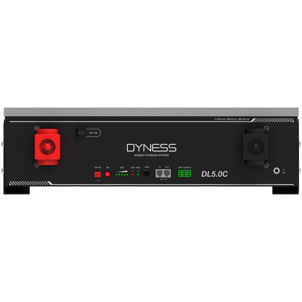 Kaufen DYNESS DY-DLC-5120 Rack-Batterie – Kapazität 5120 Wh – LiFePO4 51,2 V / 100 Ah – 6000 Lebenszyklen – Bis zu 50 Einheiten