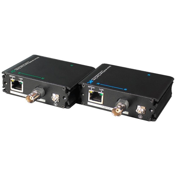 Cabo coaxial OEM EOC-500-PoE IP | Poe - passivo - emissor e receptor - permite transmitir 1 canal IP - distância 