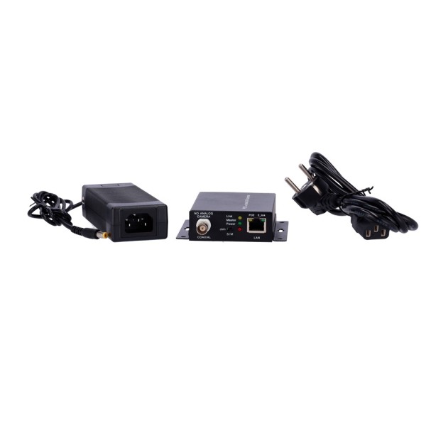 Comprar OEM EOC-500-POE-V2 Extensor de IP por cable coaxial | PoE - Puede funcionar como emisor o receptor - Distancia máxima 30