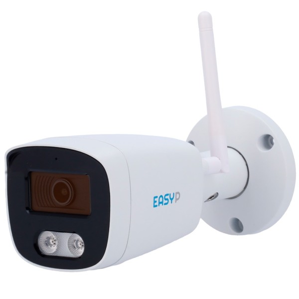 EasyP EP-IPB120A-4-WIFI6 CÂMERA BOLA IP AI Easy-P - 4MP | Lente 2,8 mm - IR 30 m | Mic - Plug de instalação e reprodução de amp 