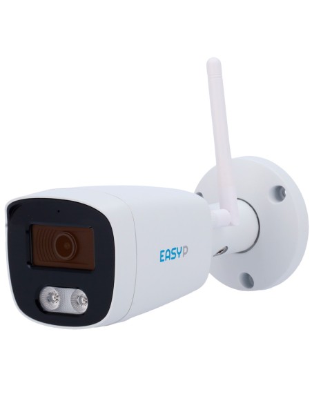 Comprar EASYP EP-IPB120A-4-WIFI6 Cámara Bullet IP AI EASY-P - 4MP | Lente 2.8 mm - IR 30 m | Mic  - Instalación Plug &amp; Play 