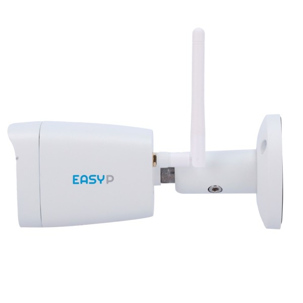 EasyP EP-IPB120A-4-WIFI6 CÂMERA BOLA IP AI Easy-P - 4MP | Lente 2,8 mm - IR 30 m | Mic - Plug de instalação e reprodução de amp 