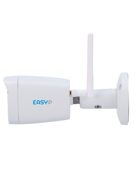Comprar EASYP EP-IPB120A-4-WIFI6 Cámara Bullet IP AI EASY-P - 4MP | Lente 2.8 mm - IR 30 m | Mic  - Instalación Plug &amp; Play 
