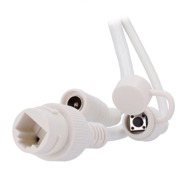 EasyP EP-IPB120A-8-DL Camera Bullet IP AI Easy-P - 8MP | Lente 2,8 mm - IR 40 m | Luz branca 30 m | MIC - Plug de instalação e a