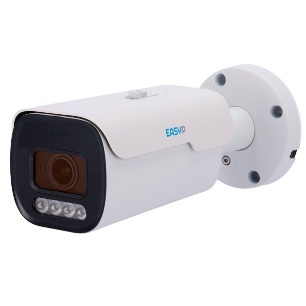 Acheter EASYP EP-IPB130ZA-8-DL Caméra Bullet IP IA EASY-P - 8 MP | Objectif motorisé 2,7~13,5 mm - IR 50 m | Lumière blanche 40 
