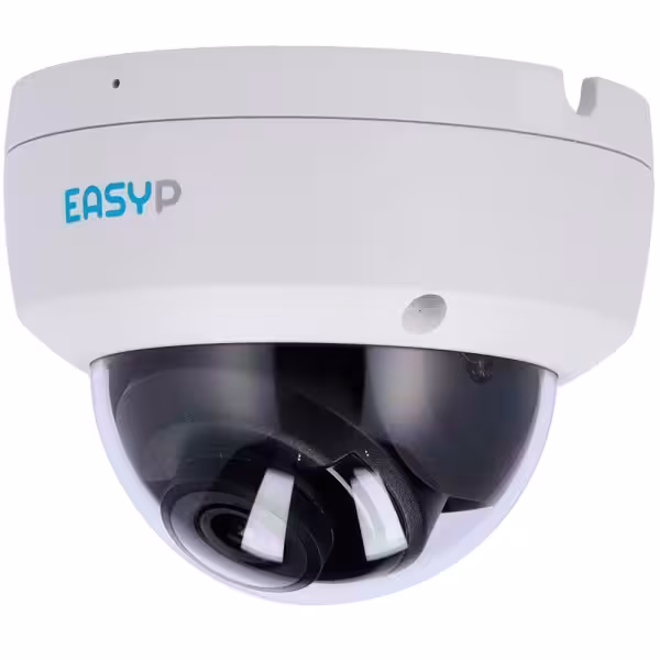 Comprar EASY-P EP-IPD320A-8 Cámara Domo IP AI EASY-P - 8MP | Lente 2.8 mm - IR 30 m | Mic - Instalación Plug &amp; Play - IA por