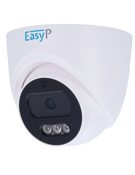 Comprar EASYP EP-IPT210A-2-0400 Cámara Turret IP EASY-P - 2MP | Lente 4 mm - IR 25 m | Mic - Instalación Plug &amp; Play - IA po