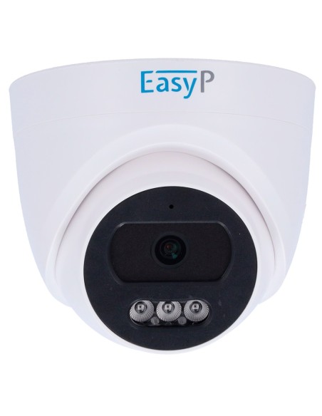 Acquista EASYP EP-IPT210A-2-0400 Telecamera Turret IP EASY-P - 2MP | Obiettivo 4 mm - IR 25 m | Mic - Installazione Plug & Play 