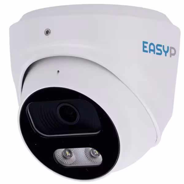 Acquistare EASYP EP-IPT220A-5-DL Telecamera Turret IP AI EASY-P - 5MP | Obiettivo 2,8 mm - IR 40 m | Luce bianca 30 m | Microfon