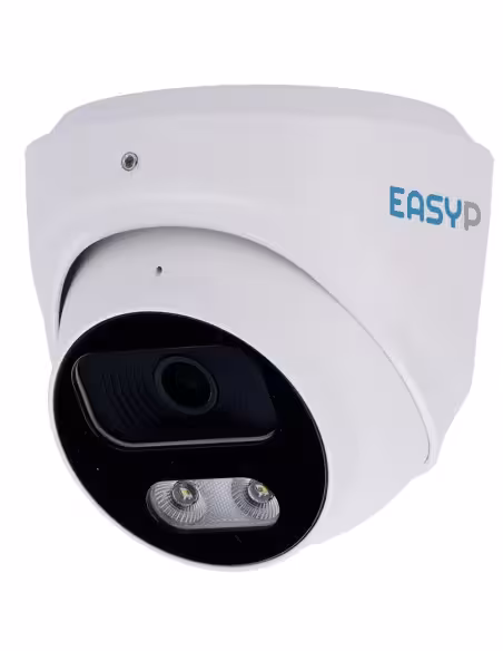 Acquistare EASYP EP-IPT220A-5-DL Telecamera Turret IP AI EASY-P - 5MP | Obiettivo 2,8 mm - IR 40 m | Luce bianca 30 m | Microfon