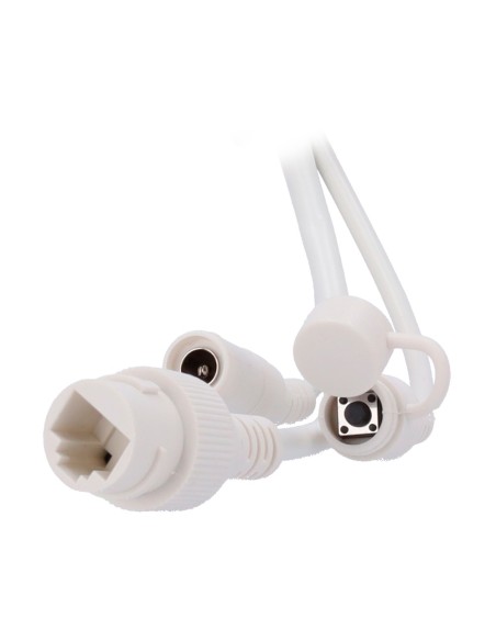 EasyP EP-IPT220A-5-DL Camera Turret IP AI Easy-P - 5MP | Lente 2,8 mm - IR 40 m | Luz branca 30 m | MIC - Plug de instalação e a