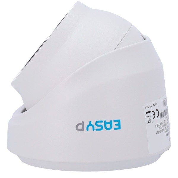 Comprar EASYP EP-IPT220A-8-DL Cámara Turret IP AI EASY-P - 8MP | Lente 2.8 mm - IR 40 m | Luz blanca 30 m | Mic - Instalación Pl