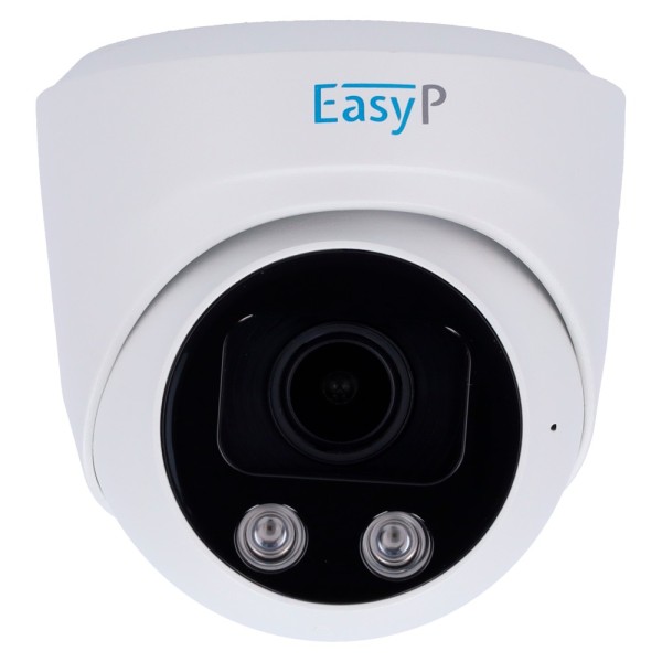 EasyP EP-IPT230ZA-4 Turret IP AI Easy-P - 4MP | Lente motorizada 2.7 ~ 13,5 mm - IR 25 m | MIC - Plug de instalação e amp pl