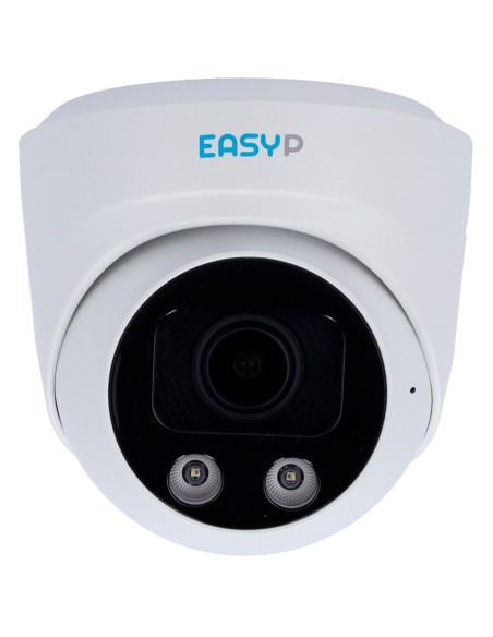 Comprar EASYP EP-IPT230ZA-5-DL Cámara Turret IP AI EASY-P - 5MP | Lente Motorizada 2.7~13.5 mm - IR 40 m | Luz blanca 30 m | Mic