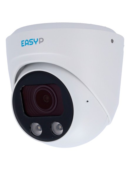 Comprar EASYP EP-IPT230ZA-8-DL Cámara Turret IP AI EASY-P - 8MP | Lente Motorizada 2.7~13.5 mm - IR 40 m | Luz blanca 30 m | Mic