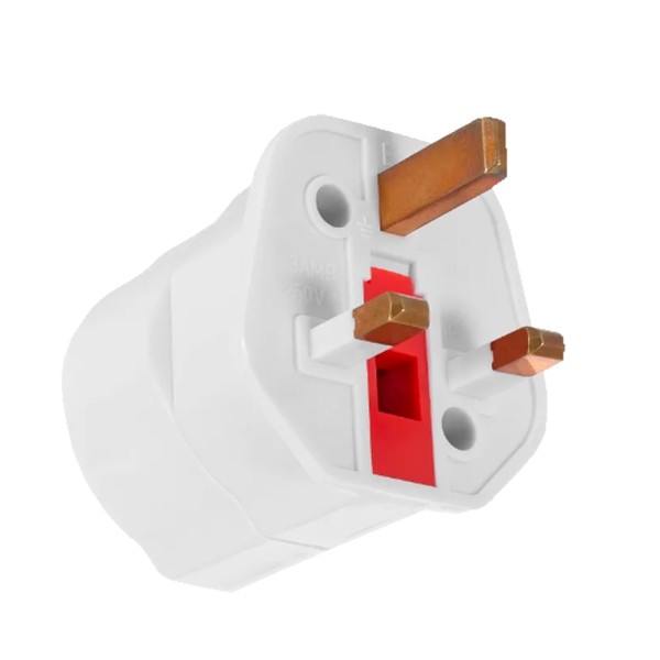 Comprar OEM EU-UK-ADAPTER Adaptador  - Enchufe Tipo F (EU) a Enchufe Tipo G (UK) - Voltaje 250V AC - Potencia Máxima 3250 W - Co