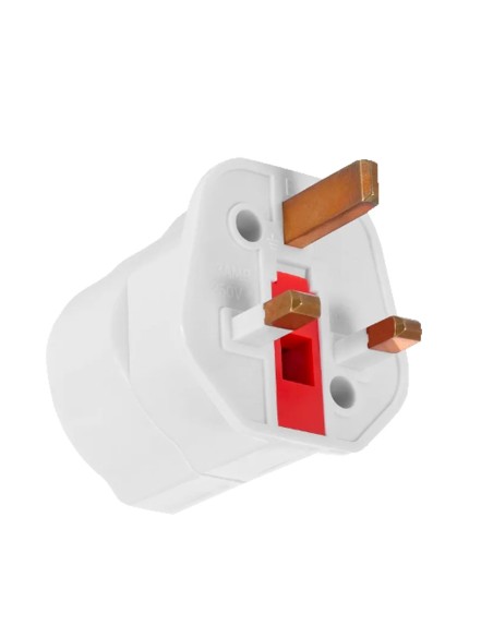 Comprar OEM EU-UK-ADAPTER Adaptador  - Enchufe Tipo F (EU) a Enchufe Tipo G (UK) - Voltaje 250V AC - Potencia Máxima 3250 W - Co