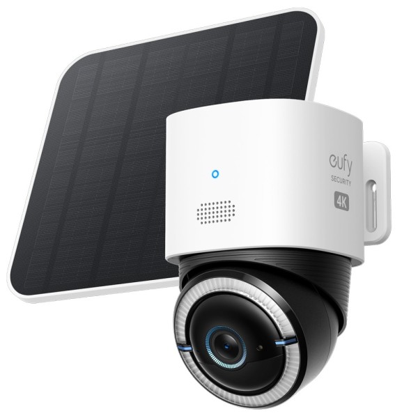 Comprar EUFY EUFY-4GLTECAM-S330 Cámara 4G LTE / Wifi Eufy by Anker - 4K | Full Night color | IR 10m | LED blanco  - Batería 9400