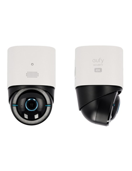 Eufy Eufy-4Gltecam-S330 Camera 4G LTE / WIFI Eufy por Anker - 4K | Cor da noite completa | Vá 10m | LED branco - Bateria 9400 mA
