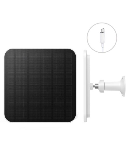 Eufy Eufy-4Gltecam-S330 Camera 4G LTE / WIFI Eufy por Anker - 4K | Cor da noite completa | Vá 10m | LED branco - Bateria 9400 mA