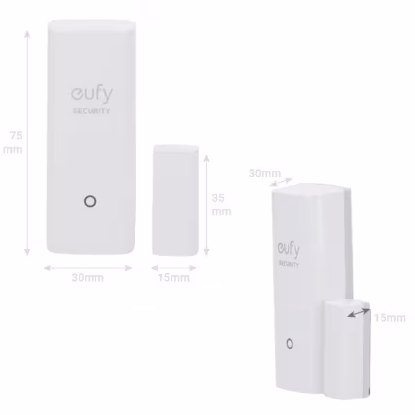 Kaufen ANKER - EUFY EUFY-ALARM-ENTRY4 Eufy by Anker Öffnungssensor – Kabellos 868 MHz – Kompatibel mit dem Flügelsystem