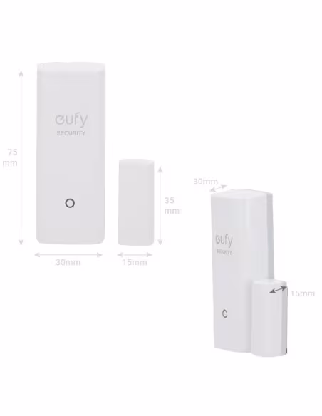 Comprar ANKER - EUFY EUFY-ALARM-ENTRY4 Sensor de apertura Eufy by Anker  - Inalámbrico 868 MHz - Compatible con el sistema de al
