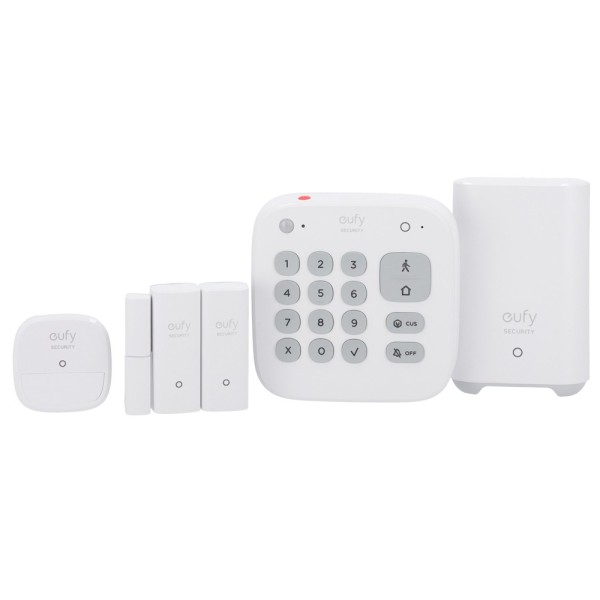 Comprar EUFY EUFY-ALARM-KIT5 Kit de alarma Eufy by Anker - HomeBase WiFi/LAN/RF - Teclado independiente con batería - 2 sensores