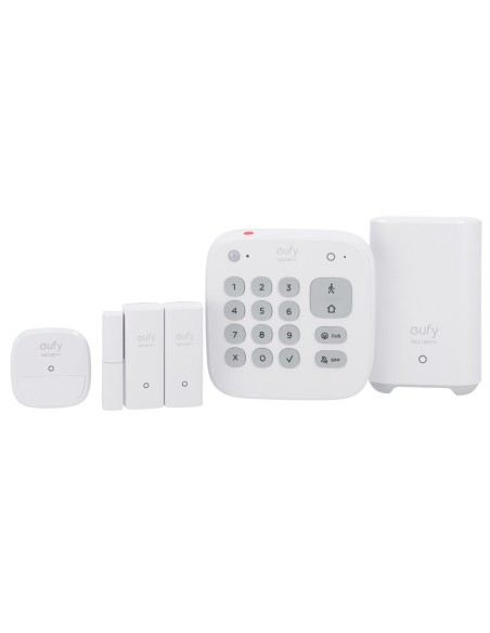 Comprar ANKER - EUFY EUFY-ALARM-KIT5 Kit de alarma Eufy by Anker - HomeBase WiFi/LAN/RF - Teclado independiente con batería - 2 