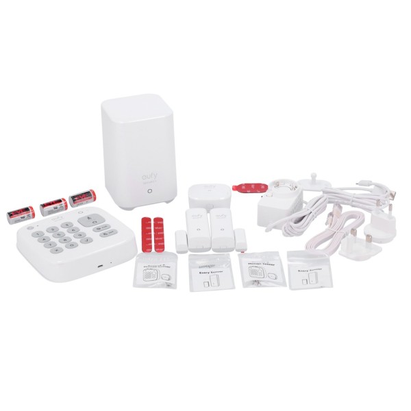 Comprar EUFY EUFY-ALARM-KIT5 Kit de alarma Eufy by Anker - HomeBase WiFi/LAN/RF - Teclado independiente con batería - 2 sensores
