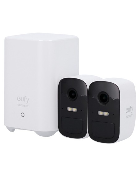Acheter ANKER - EUFY EUFY-CAM2C-S210 Kit 2 caméras + 1 HomeBase Eufy by Anker - 1080p / 6700 mAh / Capteur PIR + humains - HomeB