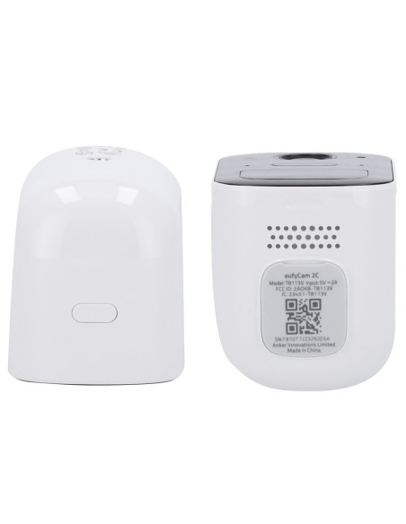 Comprar EUFY EUFY-CAM2C-S210 Kit 2 Cámaras + 1 HomeBase Eufy by Anker - 1080p / 6700 mAh / Sensor PIR + Humanos - HomeBase WiFi 