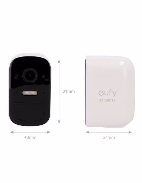 Comprar ANKER - EUFY EUFY-CAM2C-S210-ADDON Camara para conectar a HomeBase2 Eufy by Anker - 1080p / 6700 mAh / Sensor PIR + Huma