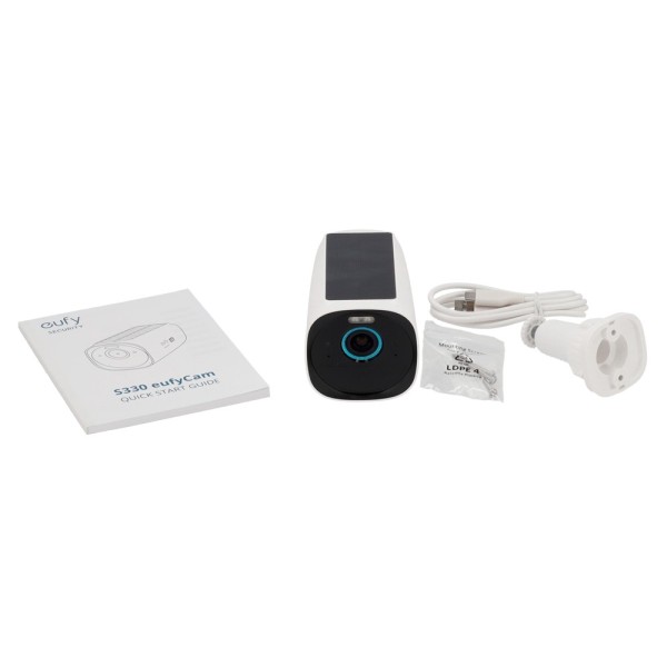 Kaufen ANKER - EUFY EUFY-CAM3-S330-ADDON 4K-Kamera für HomeBase3 Eufy by Anker - 13000 mAh / PIR-Sensor + Personen - Kommunikac