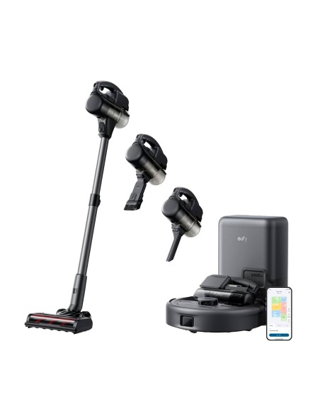 Acheter ANKER - EUFY EUFY-CLEAN-ROBOVAC-E20 Robot aspirateur Eufy E20 3-en-1 - Puissance maximale de 30 000 Pa - Base de vidange