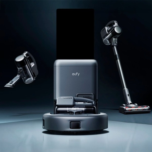 Acheter ANKER - EUFY EUFY-CLEAN-ROBOVAC-E20 Robot aspirateur Eufy E20 3-en-1 - Puissance maximale de 30 000 Pa - Base de vidange