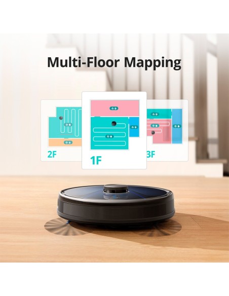 Eufy Eufy-Clean-Robovac-L35-híbrido robô aspirador de pó Eufy por Anker - Potência máxima de 3200 PA - Capacidade de depósito 33