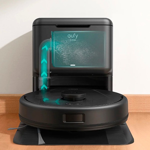 Eufy Euby-Clean-Robovac-L60-Híbrido-SES Robô Robô Plower Linker por Anker - Potência máxima de 5000 PA - Capacidade Deposi