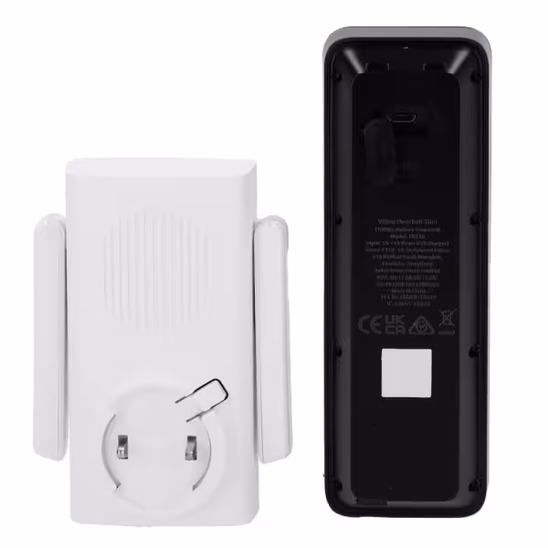 Kaufen ANKER - EUFY EUFY-DOORBELL-C211 WLAN-Videotürklingel-Set Eufy by Anker – 1080p-Auflösung – Gesichtserkennung und c