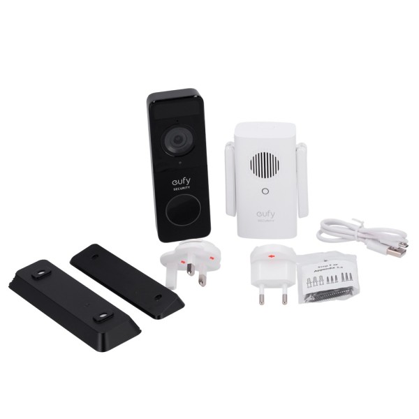 Acquista ANKER - EUFY EUFY-DOORBELL-C211 Kit campanello Wi‑Fi con video Eufy by Anker - Risoluzione 1080p - Rilevamento dei volt