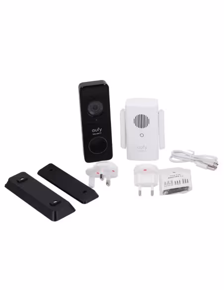 Kaufen ANKER - EUFY EUFY-DOORBELL-C211 WLAN-Videotürklingel-Set Eufy by Anker – 1080p-Auflösung – Gesichtserkennung und c
