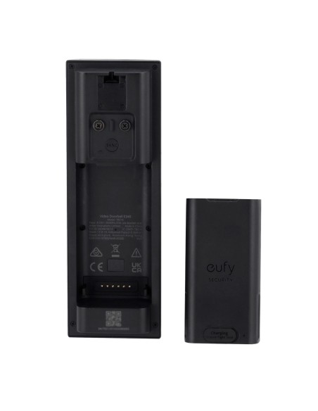Eufy Eufy-Doorbelb-E340-Kit Ring Kit WiFi Câmera Dupla Eufy por Anker - Resolução 2K - Detecção de Pacote e Grant