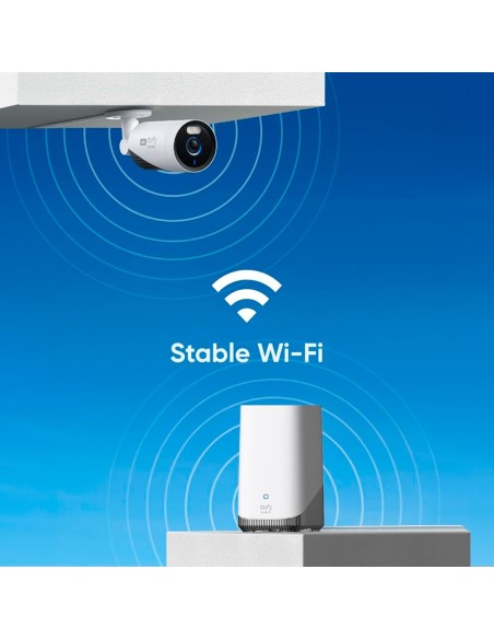 Eufy Eufy-Eufycam-E330-Kit2 Kit 2 Câmeras + 1 HomeBase 3 EuFy por Anker - 4K / Detecção Humana, Animais de Estimação e Veículos 