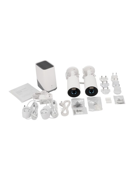 Eufy Eufy-Eufycam-E330-Kit2 Kit 2 Câmeras + 1 HomeBase 3 EuFy por Anker - 4K / Detecção Humana, Animais de Estimação e Veículos 