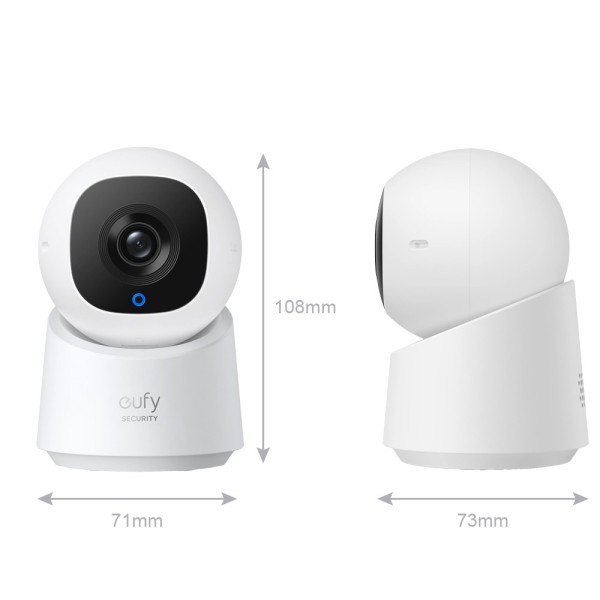 Acheter ANKER - EUFY EUFY-INDOORCAM-C220 Caméra Eufy by Anker - 2K (1080P) - 1/2.7" CMOS à balayage progressif - Objectif 2.8 mm