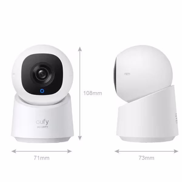 Kaufen ANKER - EUFY EUFY-INDOORCAM-C220 Eufy-Kamera von Anker - 2K (1080P) - 1/2,7" Progressive-Scan-CMOS - 2,8-mm-Objektiv |