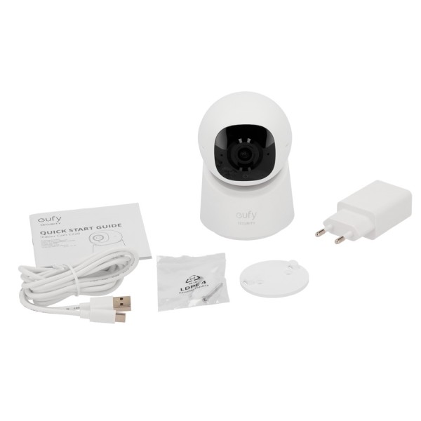 Comprar EUFY EUFY-INDOORCAM-C220 Cámara Eufy by Anker - 2K (1080P) - 1/2.7" Progressive Scan CMOS - Lente 2.8 mm | WDR | IR